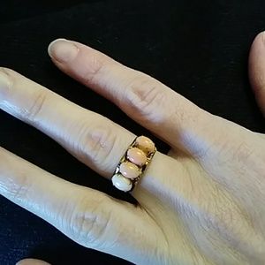 14 K gold Coral ring